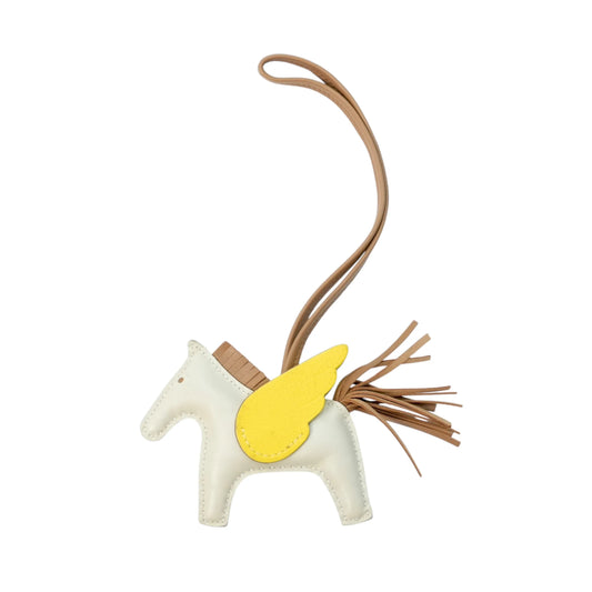 Hermès Rodeo Horse Charm PM Accessories - Cream×Yellow