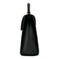 GUCCI Guccissima Padlock Top Handle Leather Hand Bag - Black