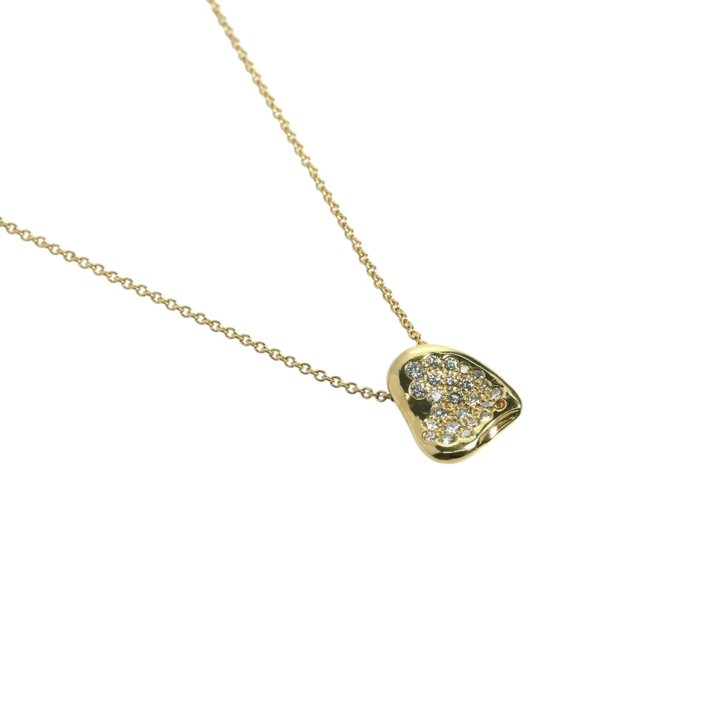 Tiffany Full Heart Diamond Necklace - 18KYG