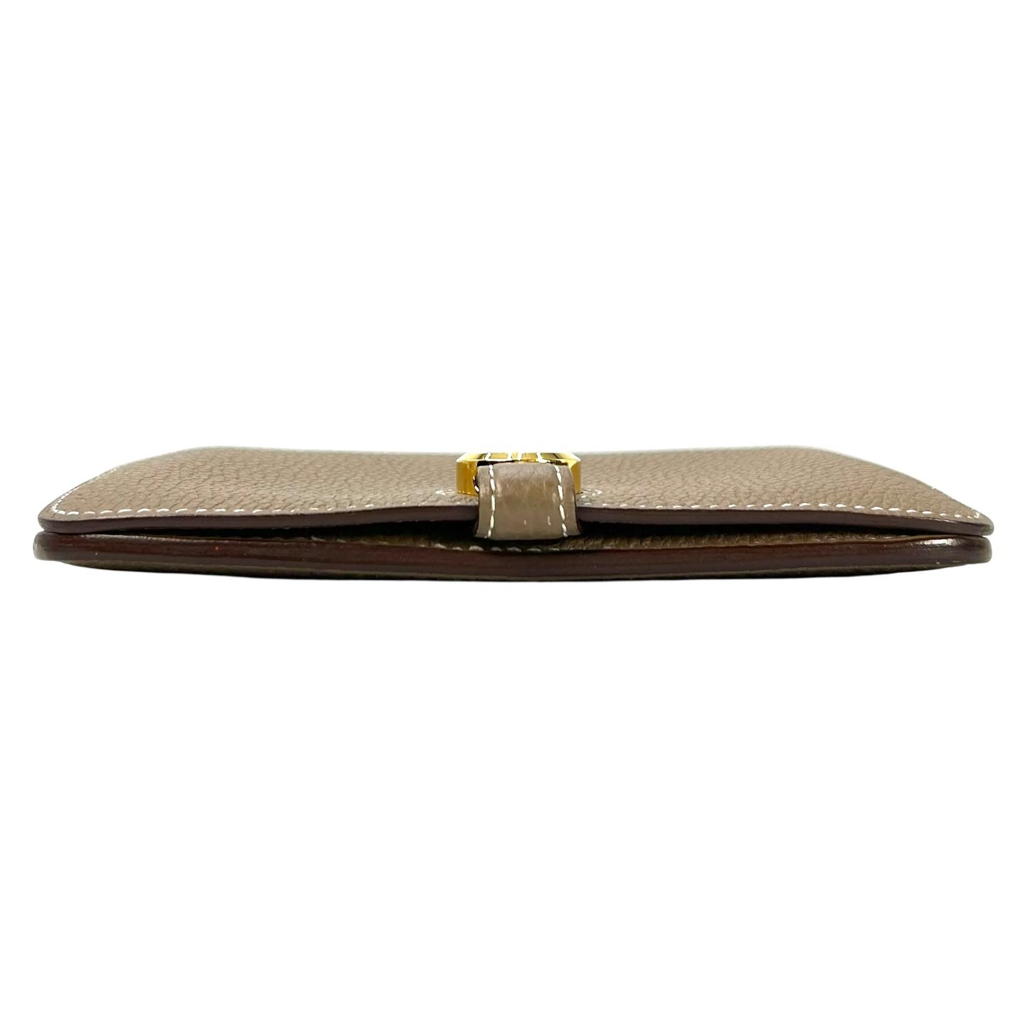 Hermes Dogon Togo Compact Wallet - Brown