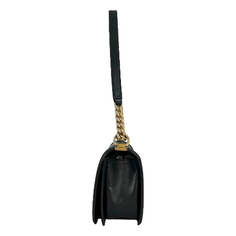 CHANEL Boy Chanel Hand Bag Shoulder Bag - Black