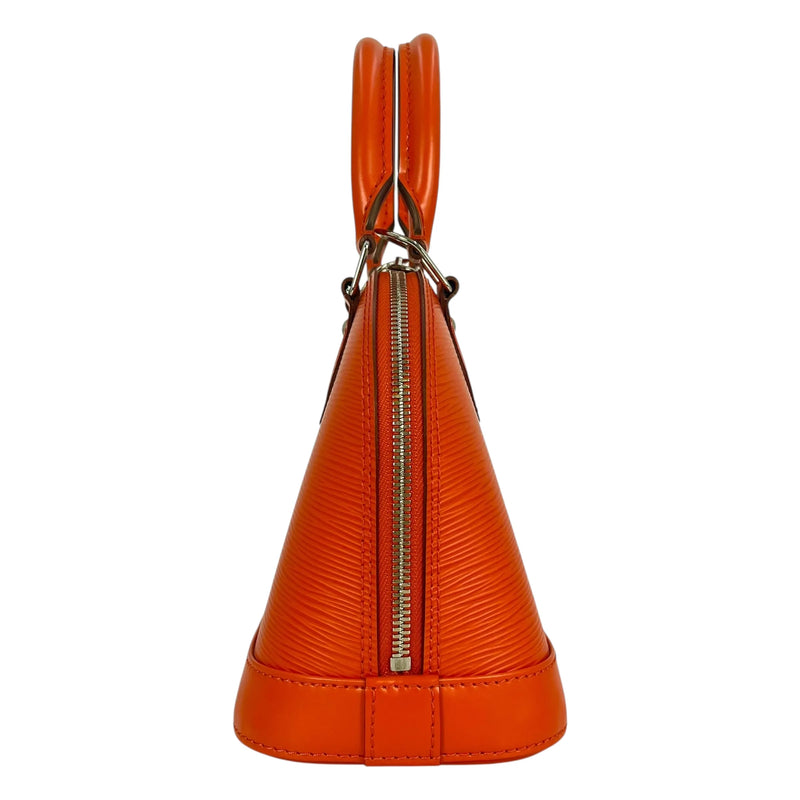 LOUIS VUITTON Alma BB Epi Leather Hand Bag Shoulder Bag - Orange