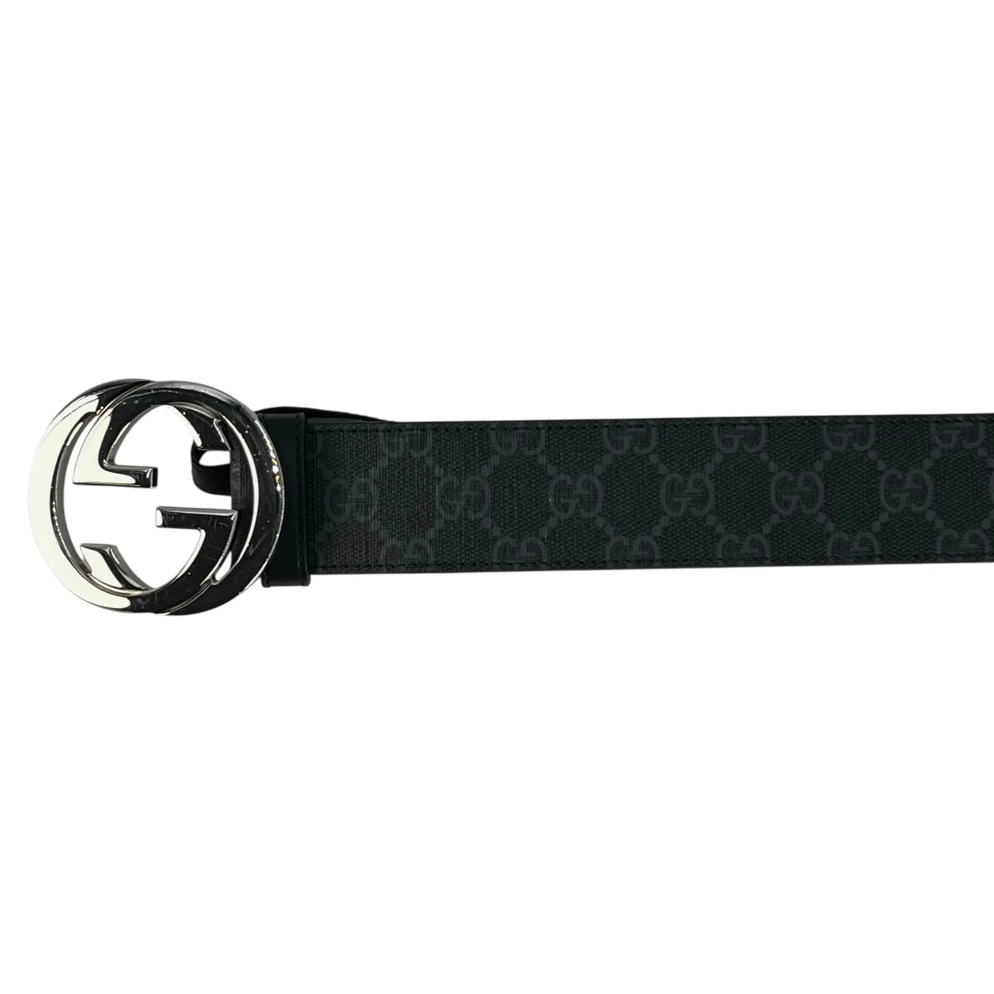 GUCCI Interrocking G Belt - Black - 34214 