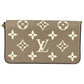 LOUIS VUITTON Pochette Felicie Monogram Empreinte Chain Wallet - Beige