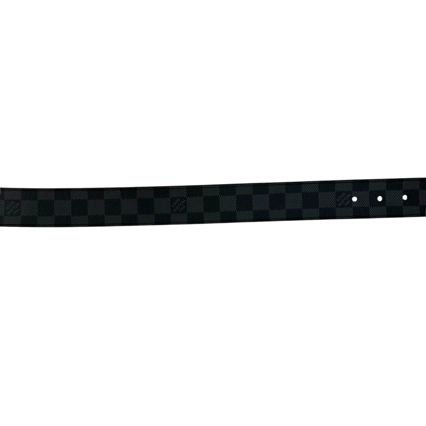 LOUIS VUITTON Damier Graphite Belt - Black