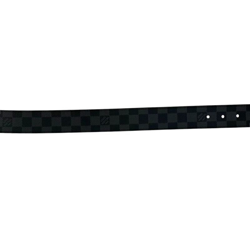 LOUIS VUITTON Damier Graphite Belt - Black