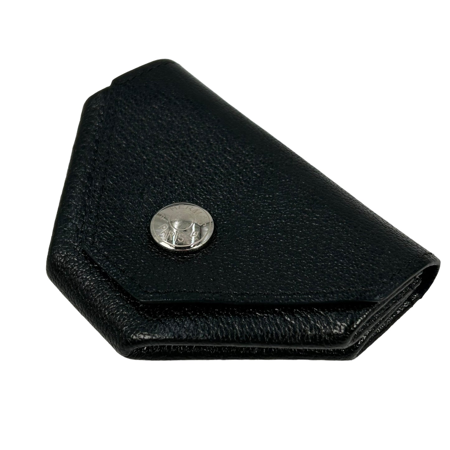 Hermès Levin Quatre Coin Purse Black