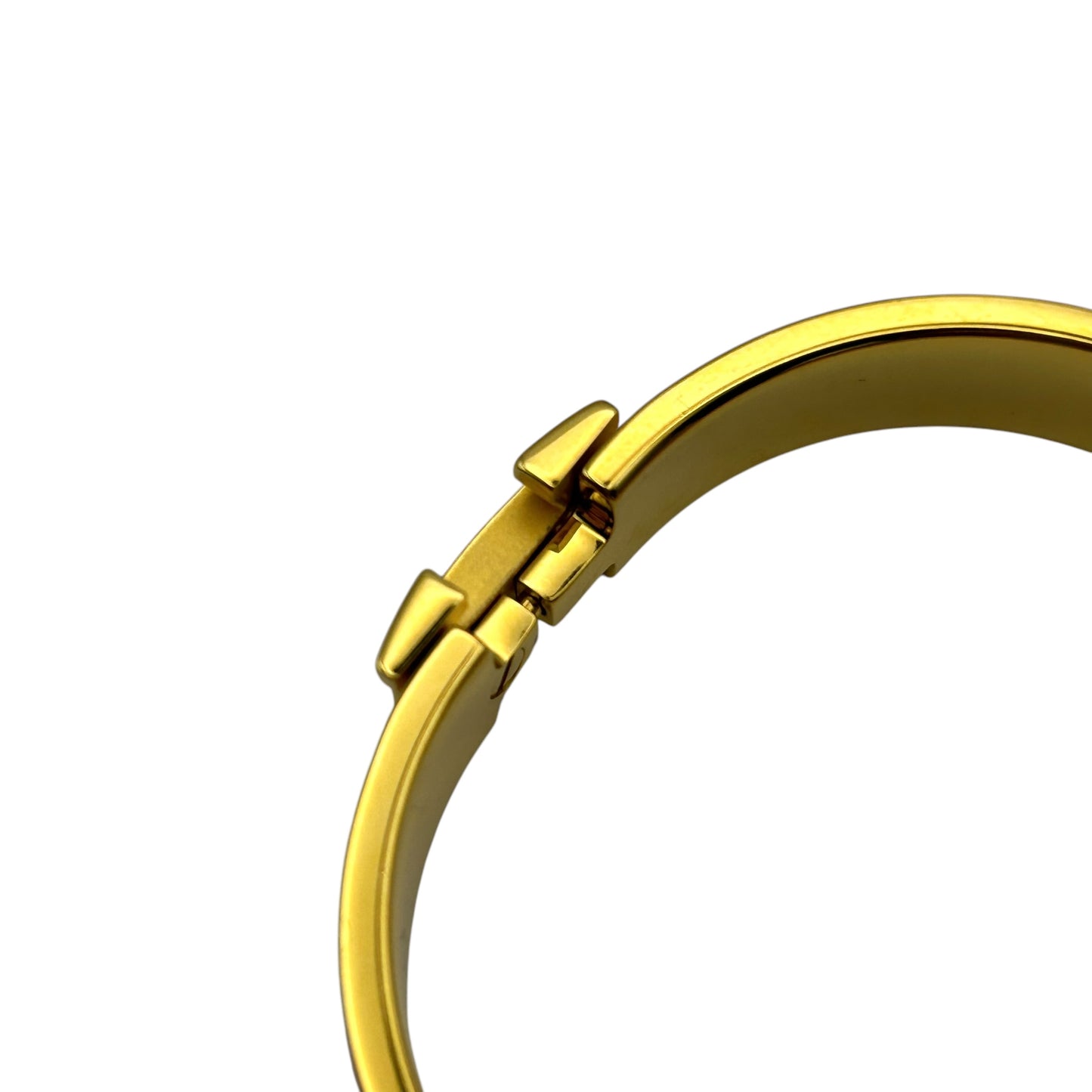 HERMES Clic H Orange Gold