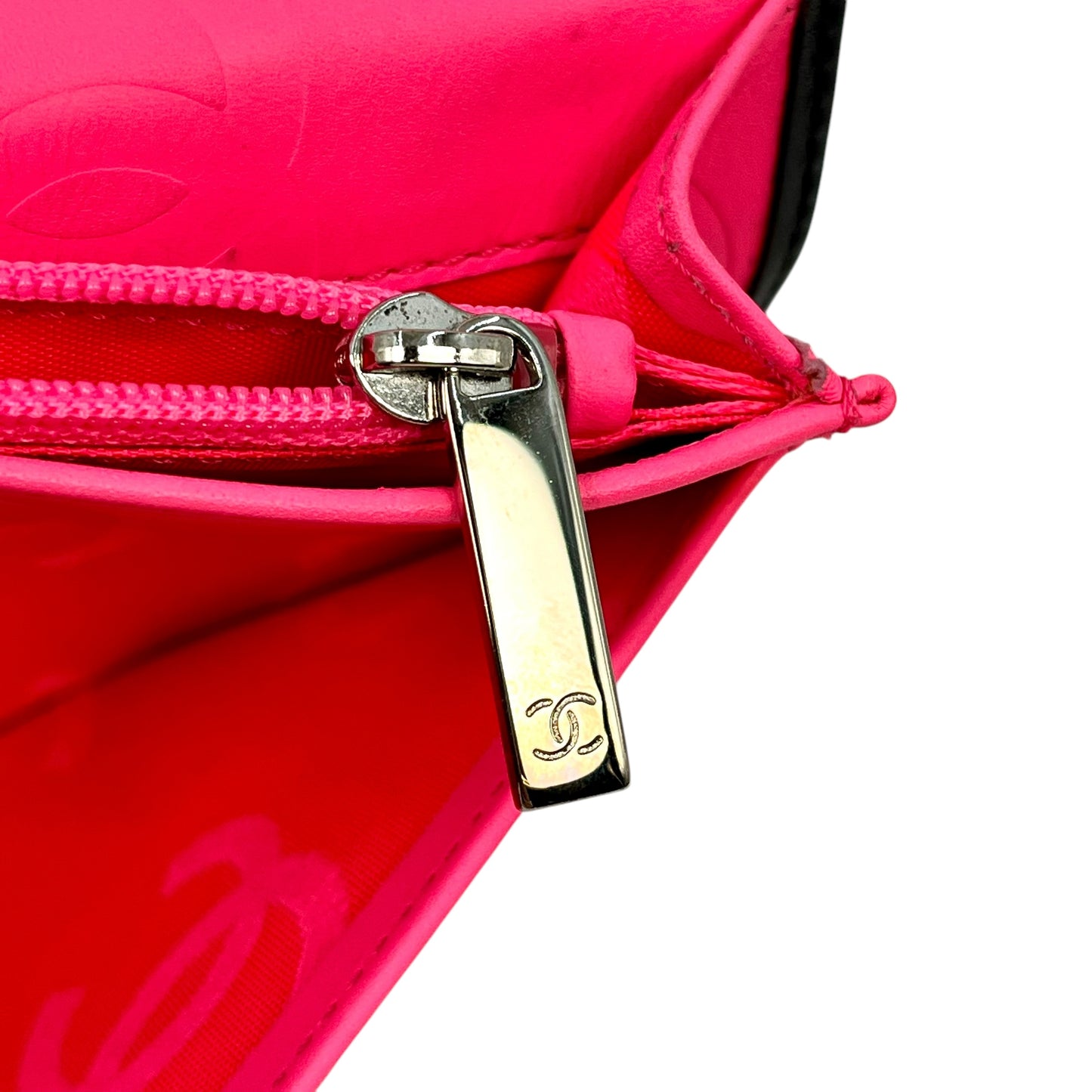 CHANEL Cambon Line Bi-fold long wallet