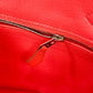 HERMES Birkin30 taurillon Rouge pivoine SVmetal fittings □R