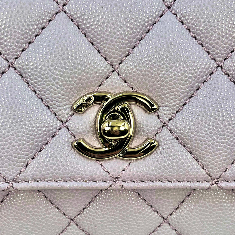 CHANEL Matelasse Coco Handle Chain Shoulder Bag