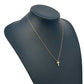 Diamond Cross Pendant Necklace 0.30ct 18K