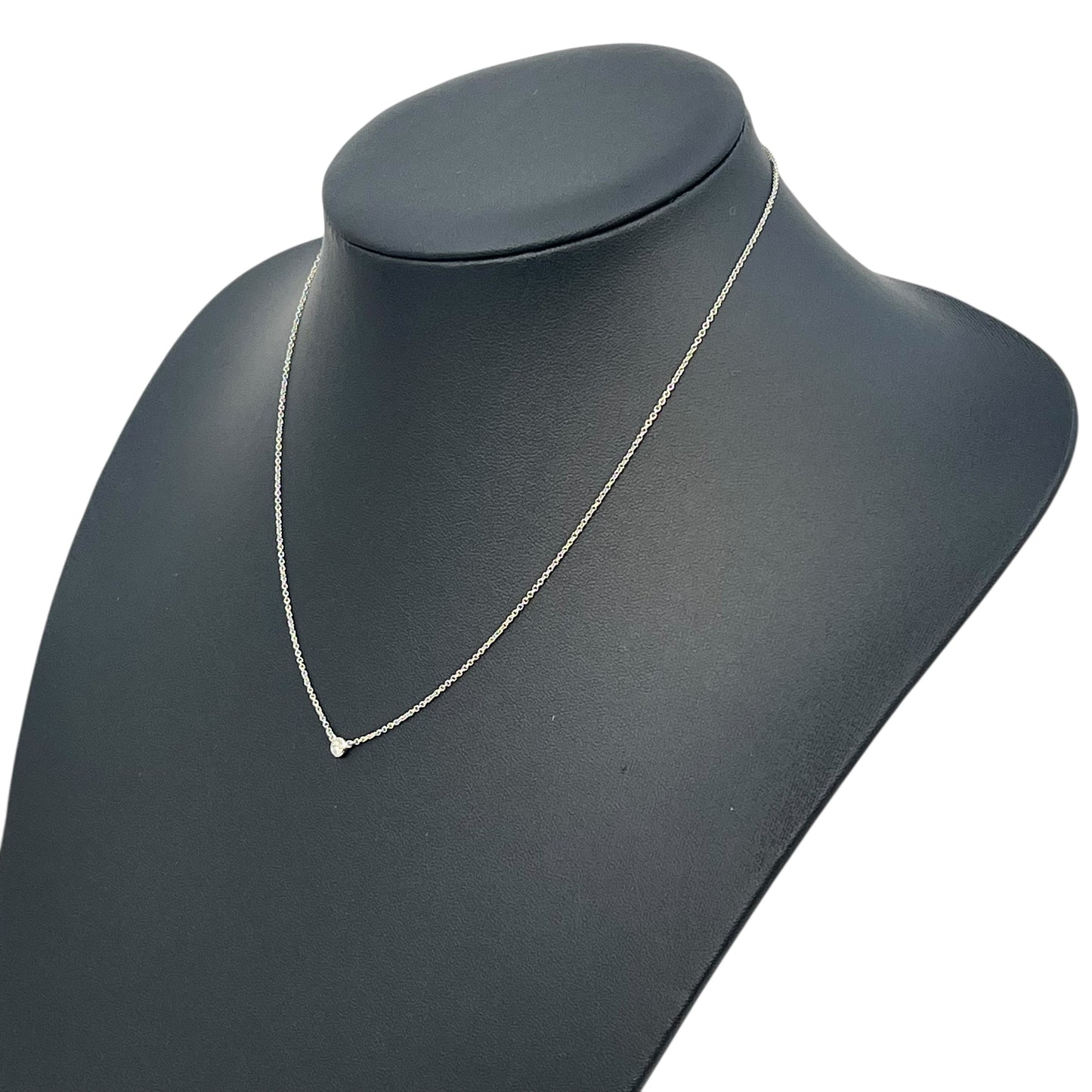 Tiffany & Co By The Yard Diamond Necklace Pt950