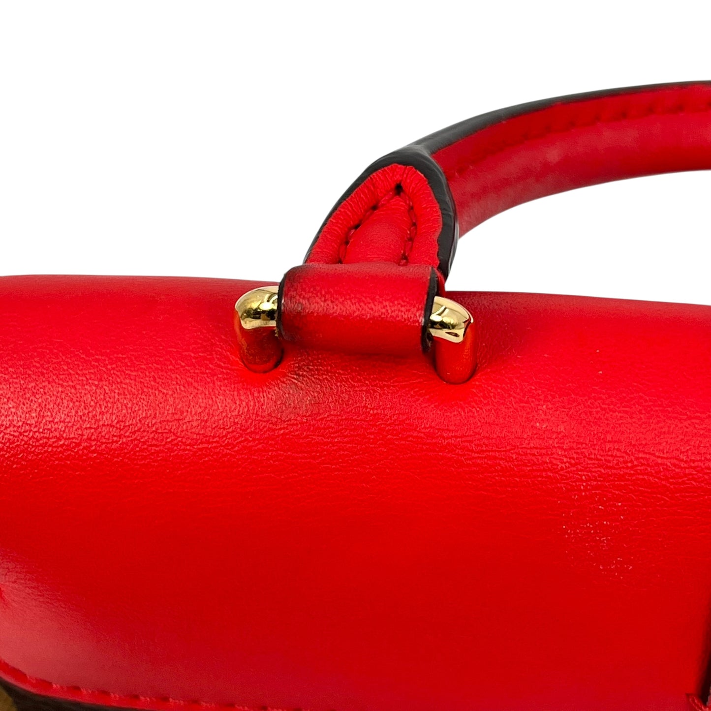Louis Vuitton Lock BB Hand Bag Shoulder Bag - Red