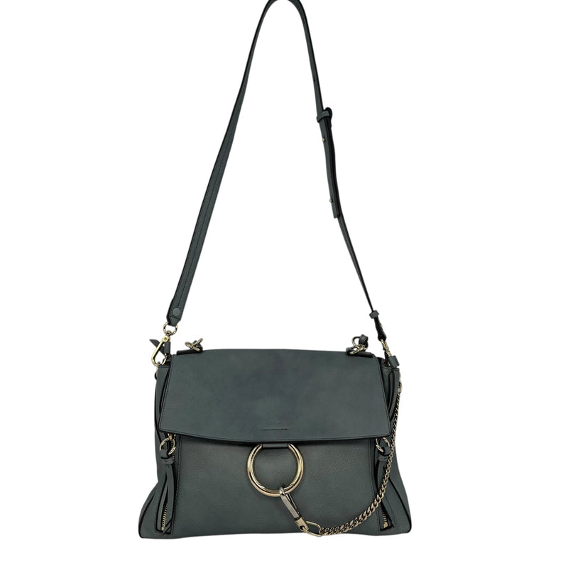 Chloé Faye Day Hand Bag Shoulder Bag - Blue