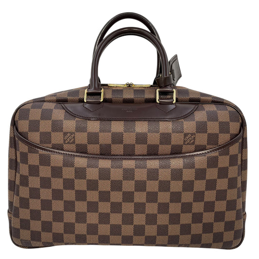Louis Vuitton Damier Deauville Bowling Vanity Hand Bag