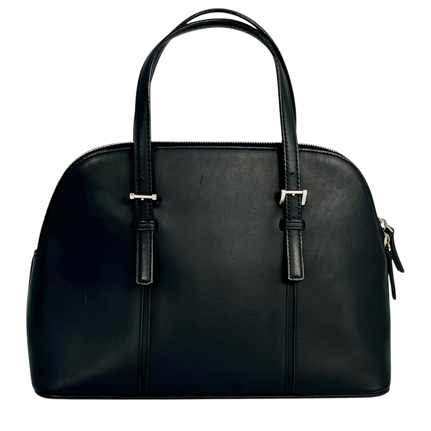 BURBERRY Leather Hand Bag - Black