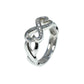 Tiffany Double Loving Heart Diamond Ring Jewelry