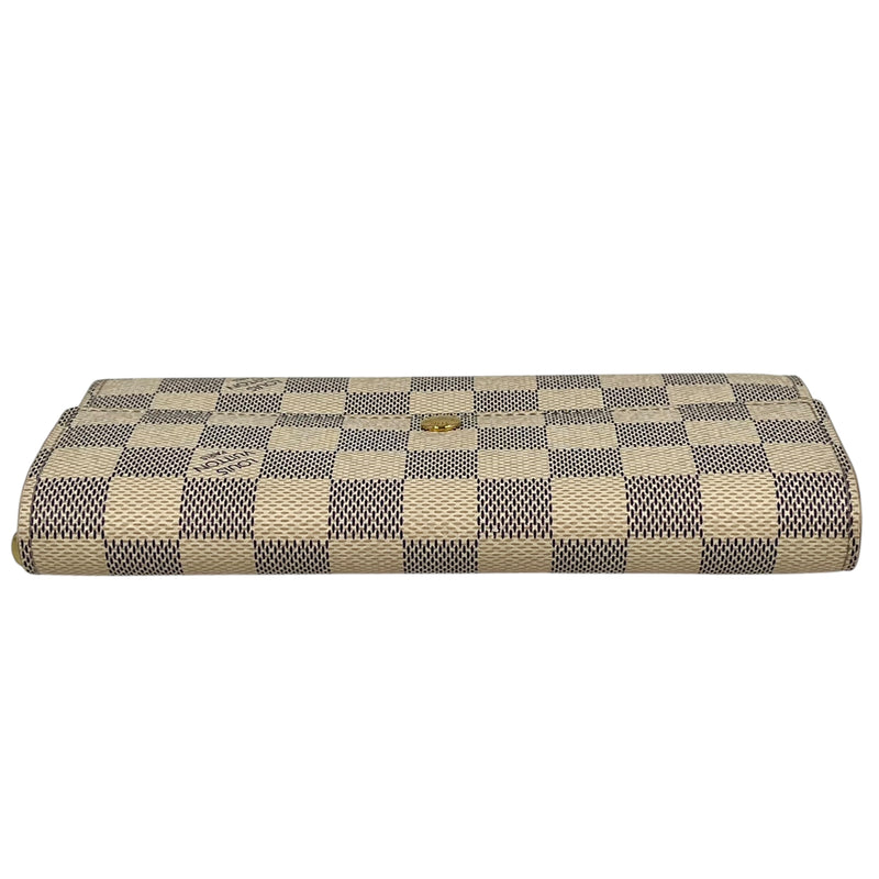Louis Vuitton Damier Portefeille Sarah Long Wallet - White