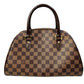 Louis Vuitton Damier Robera MM Hand Bag - Brown