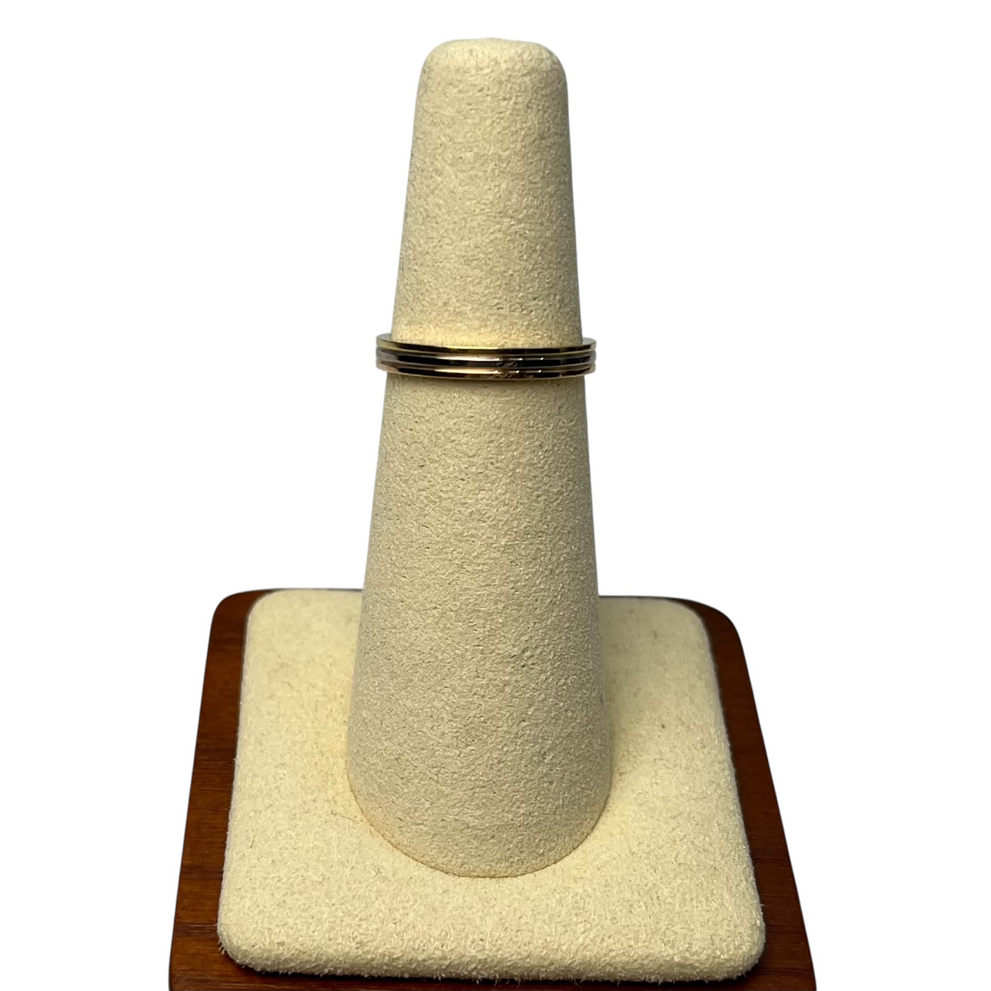 Cartier Vendome 18K Three Tone Ring Jewelry