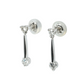 Pt900 Diamond Earring