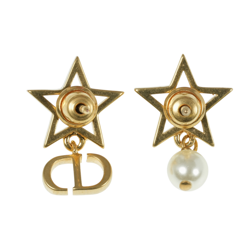 Dior Petit CD Lucky Charms Earrings Jewelry