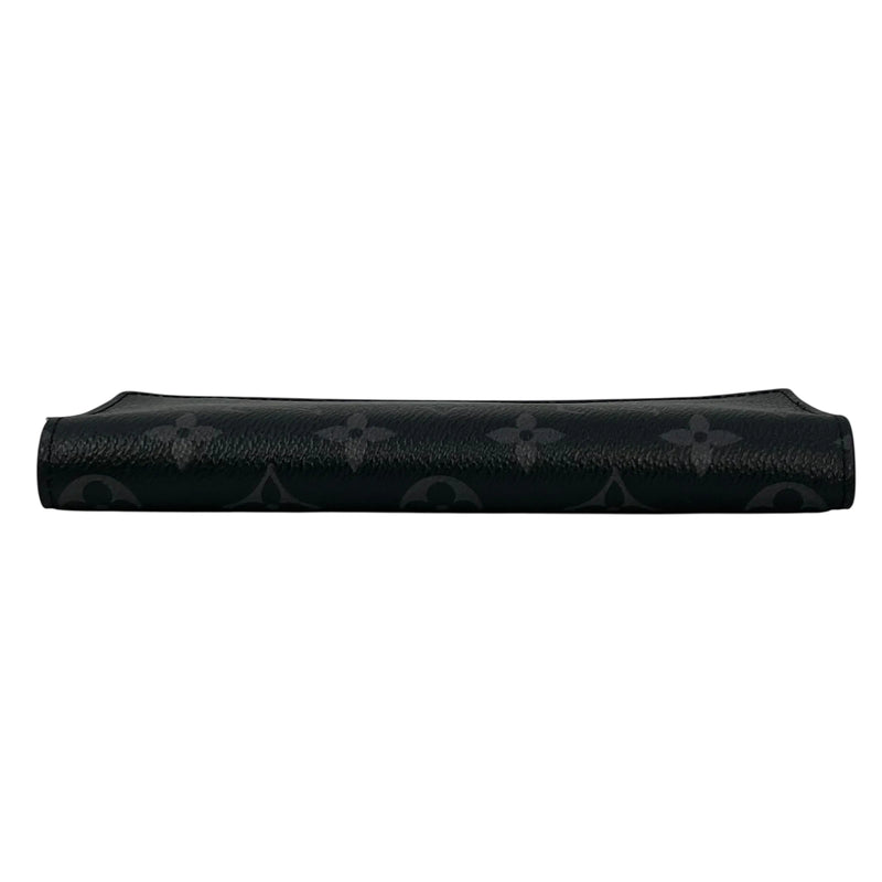 Louis Vuitton Monogram Eclipse Canvas Long Wallet - Black