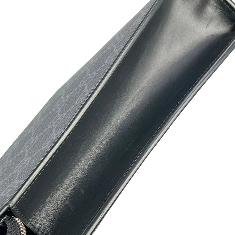 GUCCI GG Supreme Web Clutch Bag - Black