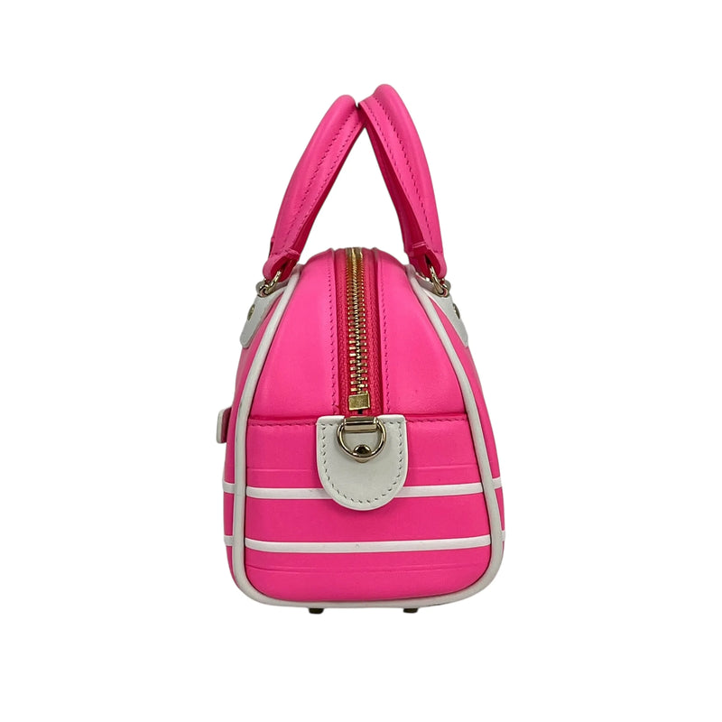 Dior Vibe Small Bowling Bag Handbag/Shoulder Bag - Pink 
