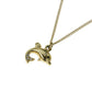 Dior Dolphin Pendant Necklace - Gold Plated