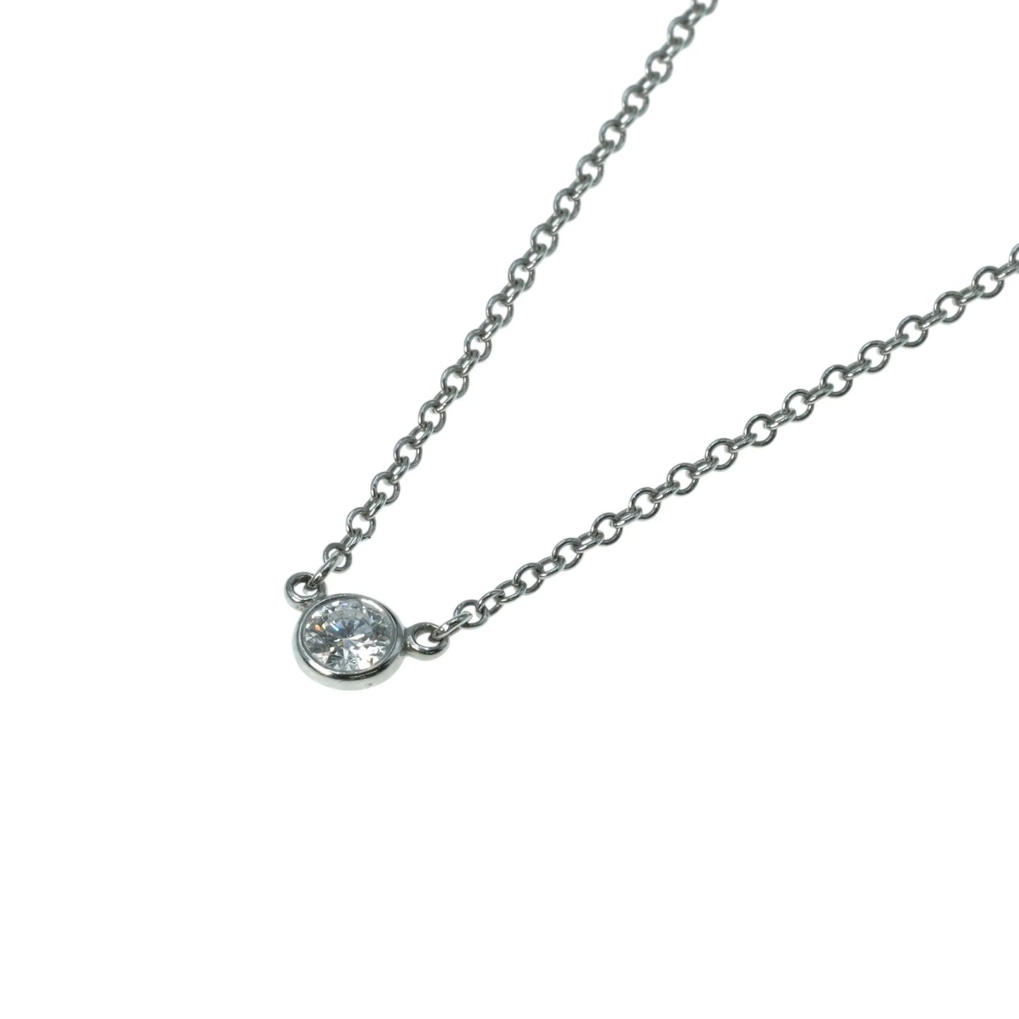 Tiffany & Co By The Yard Diamond Platinum Necklace - 34185