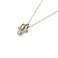 Pearl Diamond Necklace 18KYG Jewelry