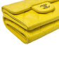 CHANEL Materasse Small Compact Wallet - Yellow