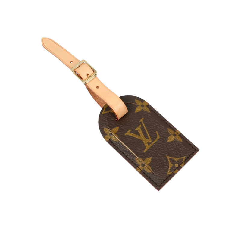 Louis Vuitton Monogram Luggage Name Tag - Brown