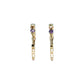 K18 Rainbow 1.500cts Gemstone Earrings