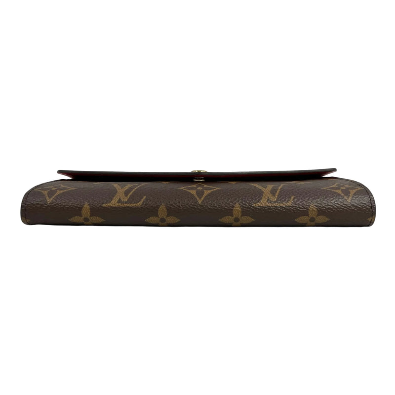 Louis Vuitton Monogram Portefeuille Salah Long Wallet - Brown × Red - 35056