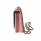 CHANEL Lambskin Chain Wallet - Baby Pink