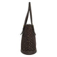Louis Vuitton Monogram Mini Lin Bucket Bag Hand Bag - Darkbrown