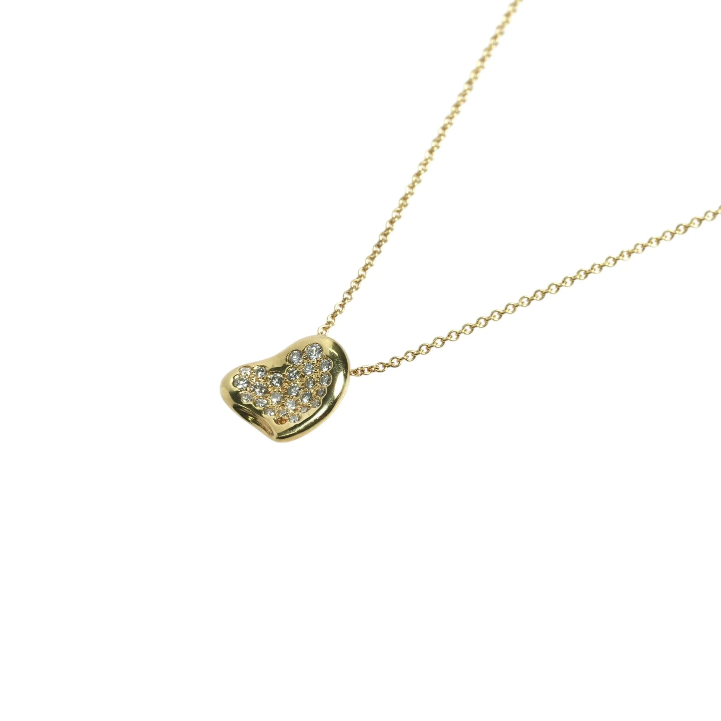 Tiffany Full Heart Diamond Necklace - 18KYG