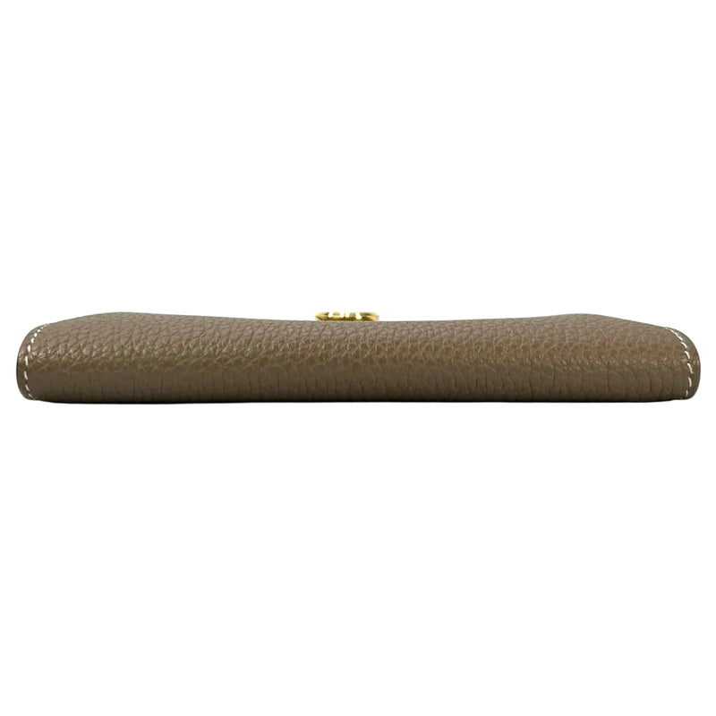 Hermes Dogon Togo Compact Wallet - Brown