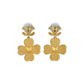 CHANEL Flower Motif Earring L23K - Black × Pink