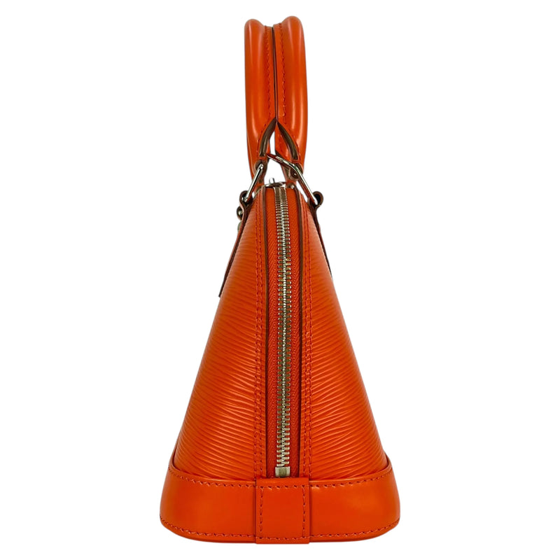 LOUIS VUITTON Alma BB Epi Leather Hand Bag Shoulder Bag - Orange