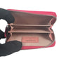 CHANEL Camellia Embossed Coin Case - Pink