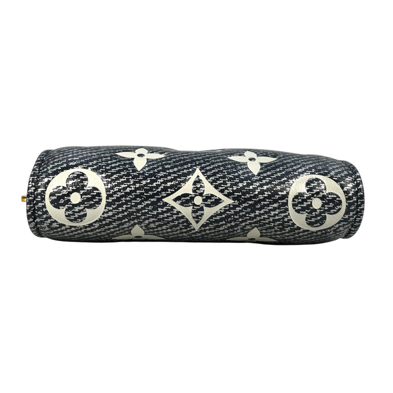 LOUIS VUITTON Portefeuille Lou Monogram Compact Wallet - Navy