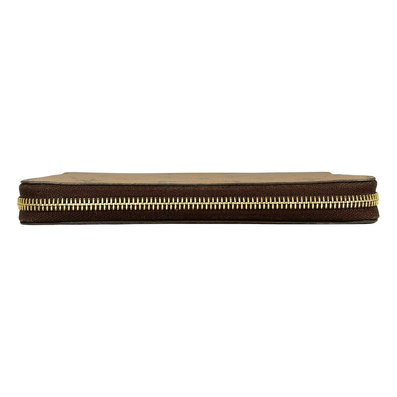 LOUIS VUITTON Monogram Reverse Zippy Long Wallet - Brown