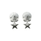 CHANEL Crystal CC Star Stud Earrings - Metal