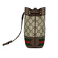 GUCCI Ophidia GG Supreme Canvas Mini Bucket Bag - Brown 