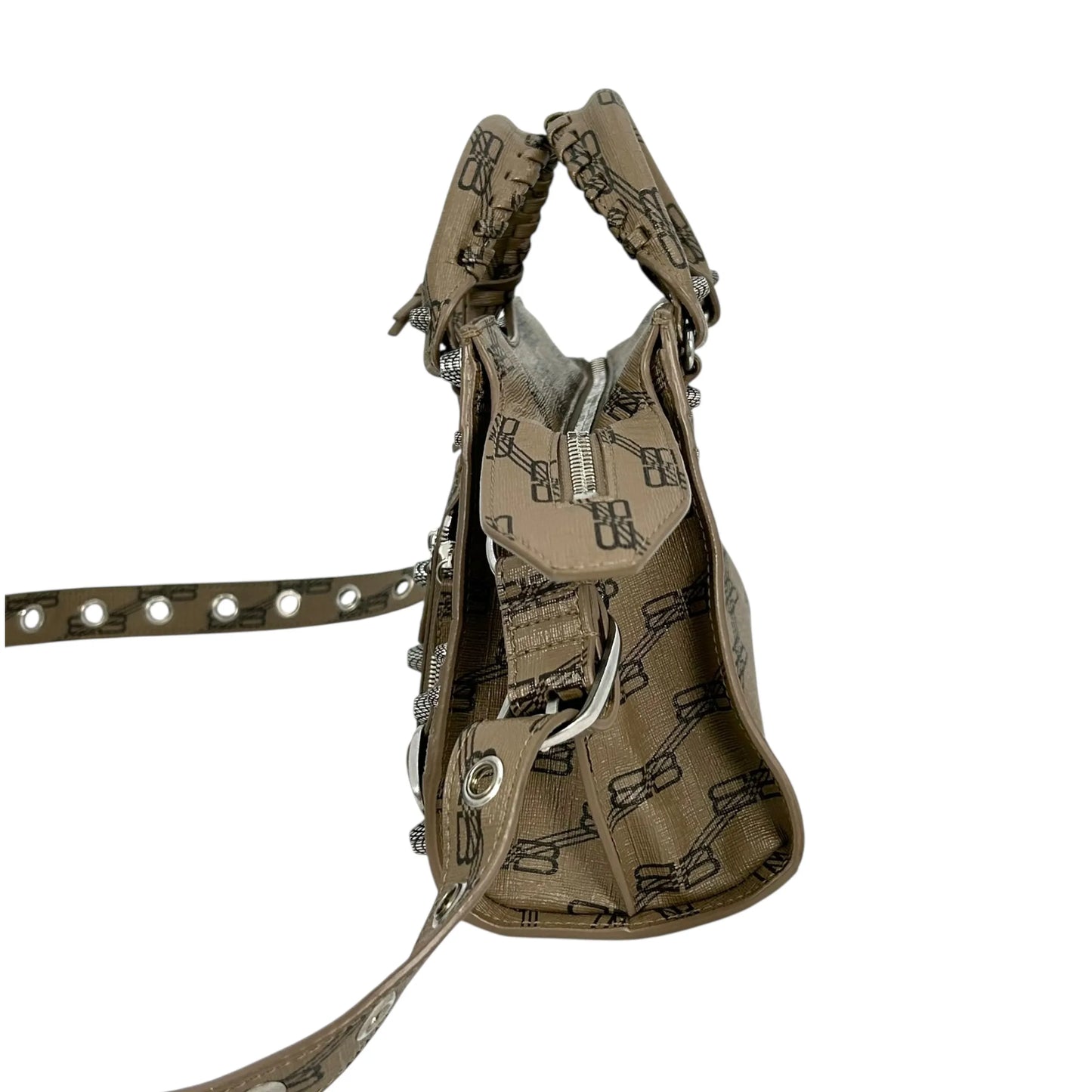 BALENCIAGA Neo Cagole City XS Hand Bag Shoulder Bag - Brown