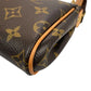 LOUIS VUITTON Eva Clutch Monogram Canvas Shoulder Bag - Brown